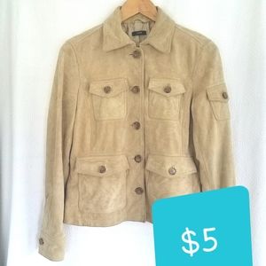 J. Crew Tan Suede Jacket